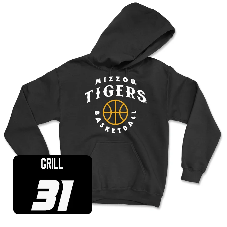 Men's Basketball Black Hardwood Hoodie - Caleb Grill