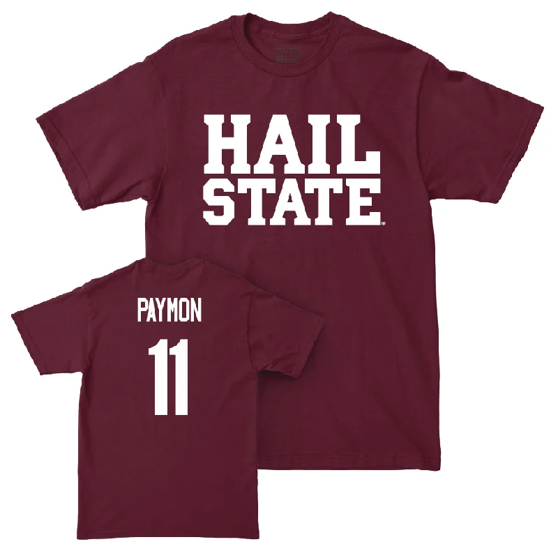 Maroon Men's Basketball Hail Tee  - EJ Paymon