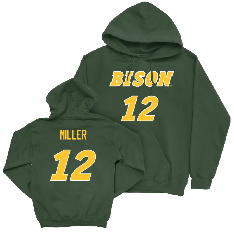 Green Men's Basketball Player Hoodie - Masen Miller