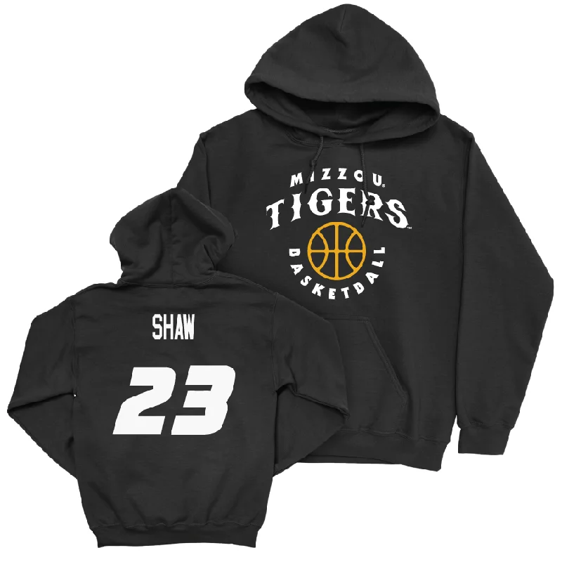 Men's Basketball Black Hardwood Hoodie  - Aidan Shaw