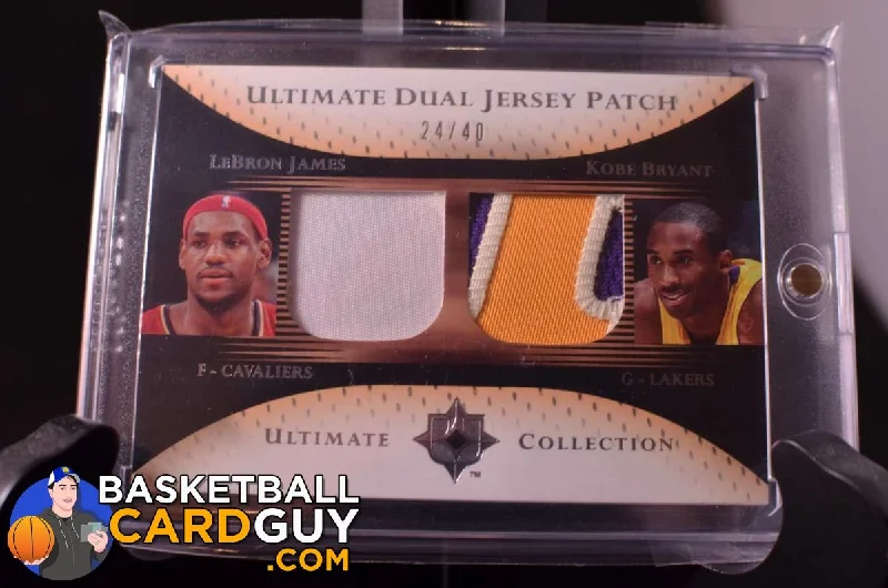 Kobe Lebron Dual Ultimate Jersey Patch 2005-06 24/40 (Kobe's Jersey Number)