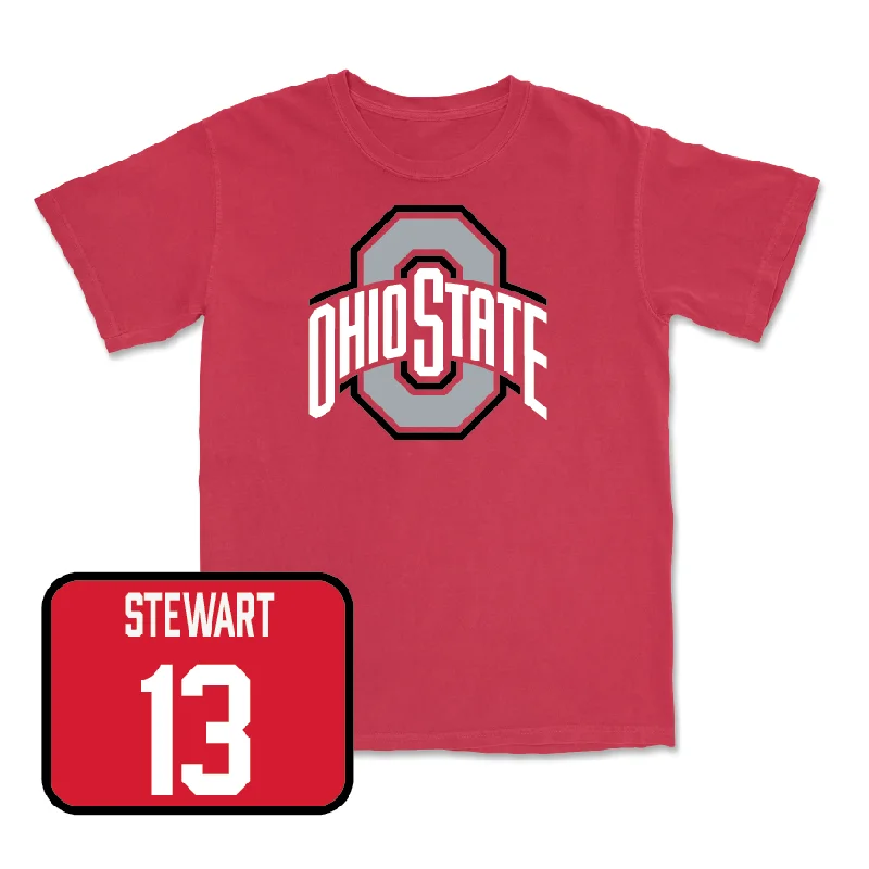 Red Men's Basketball Team Tee  - Sean Stewart