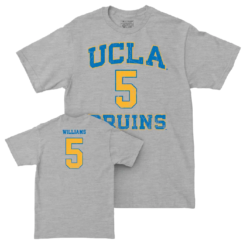 UCLA Men's Basketball Sport Grey Player Tee  - Brandon Williams