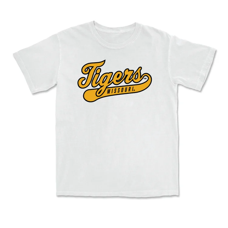 Men's Basketball White Script Comfort Colors Tee - Nick Honor