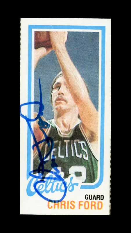 Chris Ford Autographed 1980-81 Topps Card #37 Boston Celtics