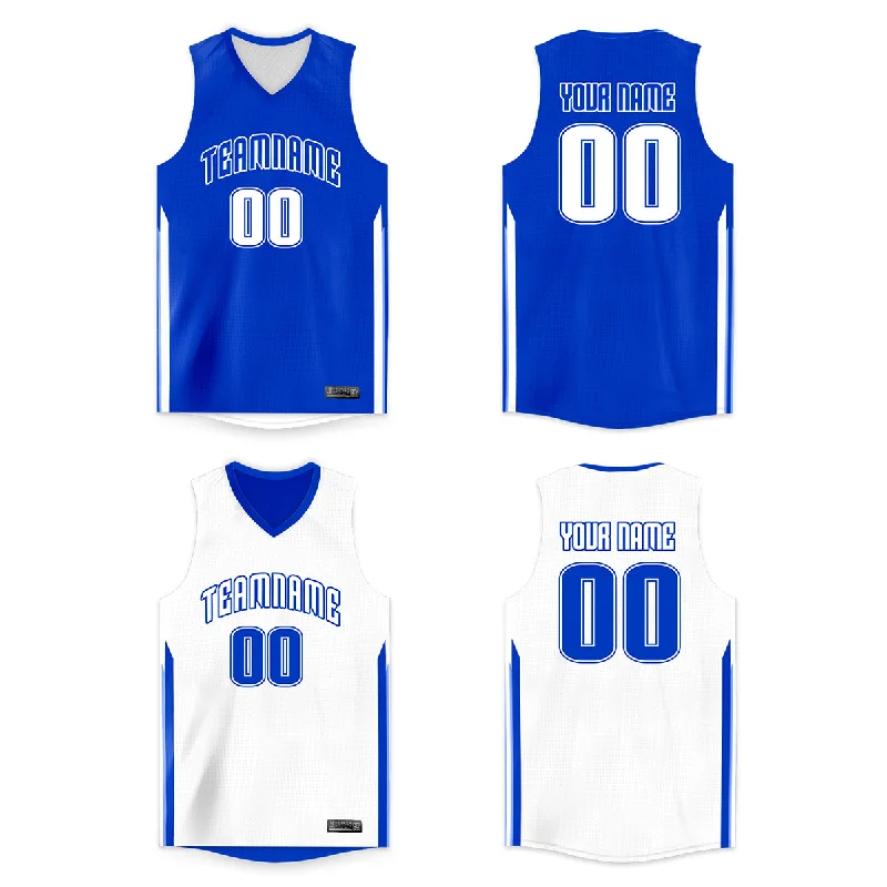 Custom Team Sports Shirts Reversible Personalized Basketball Jersey for Men/Youth