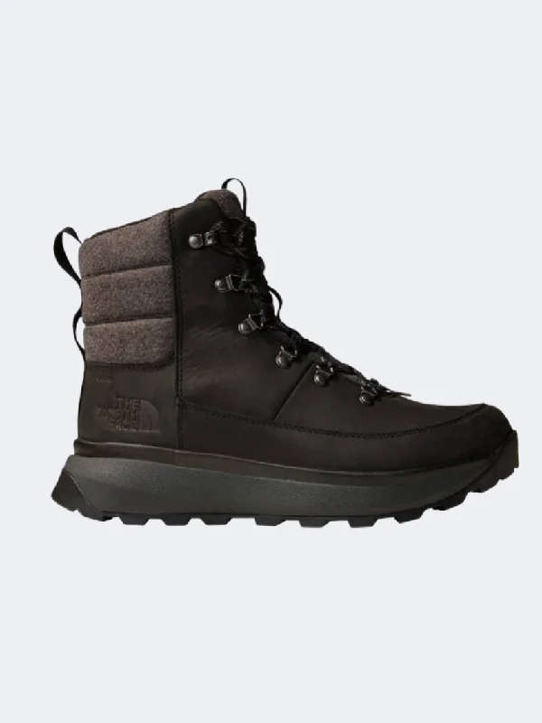 The North Face Bergen Leather Waterproof Men Lifestyle Boots Black