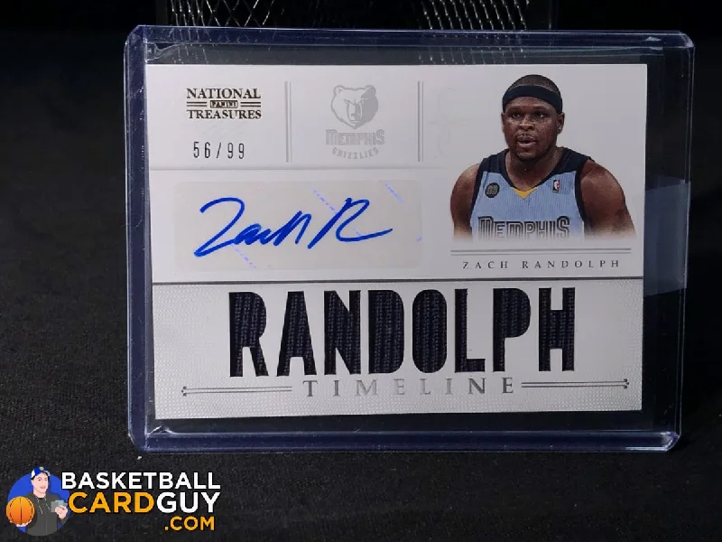 Zach Randolph Timeline Autograph Jersey /99 (Dark Jersey)