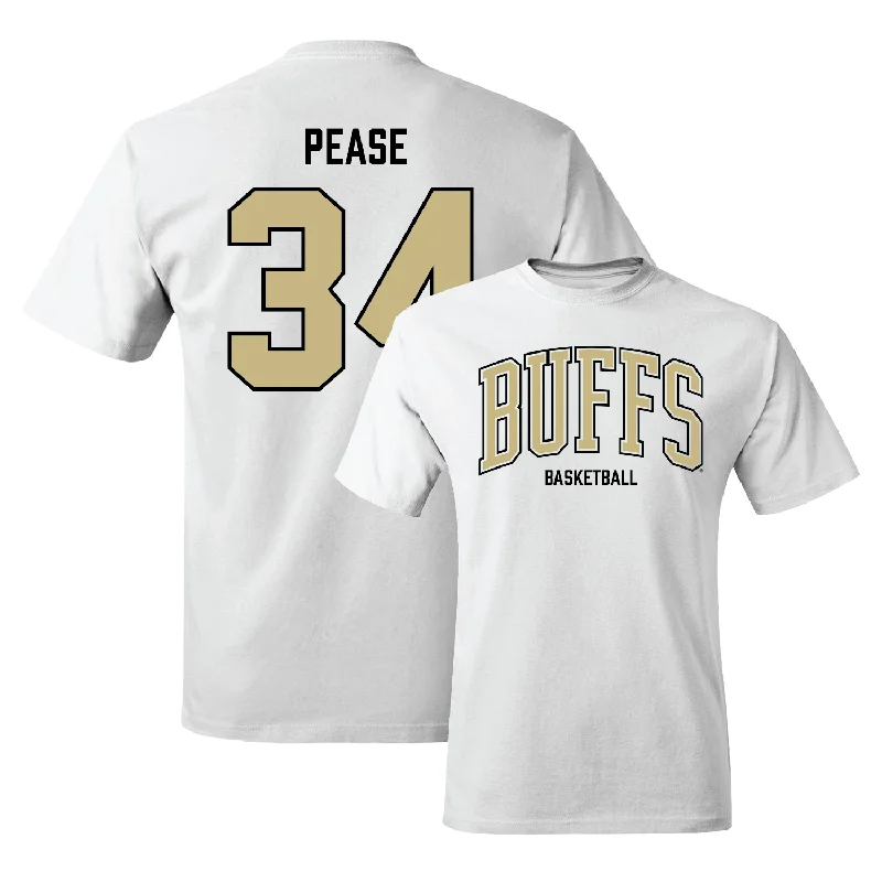 Men's Basketball White Arch Tee - Jack Pease