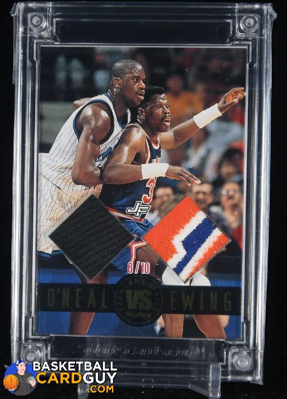 2023 JERSEY FUSION COMBO-O'NEAL VS EWING GAME USED JERSEY SWATCHES #6/10