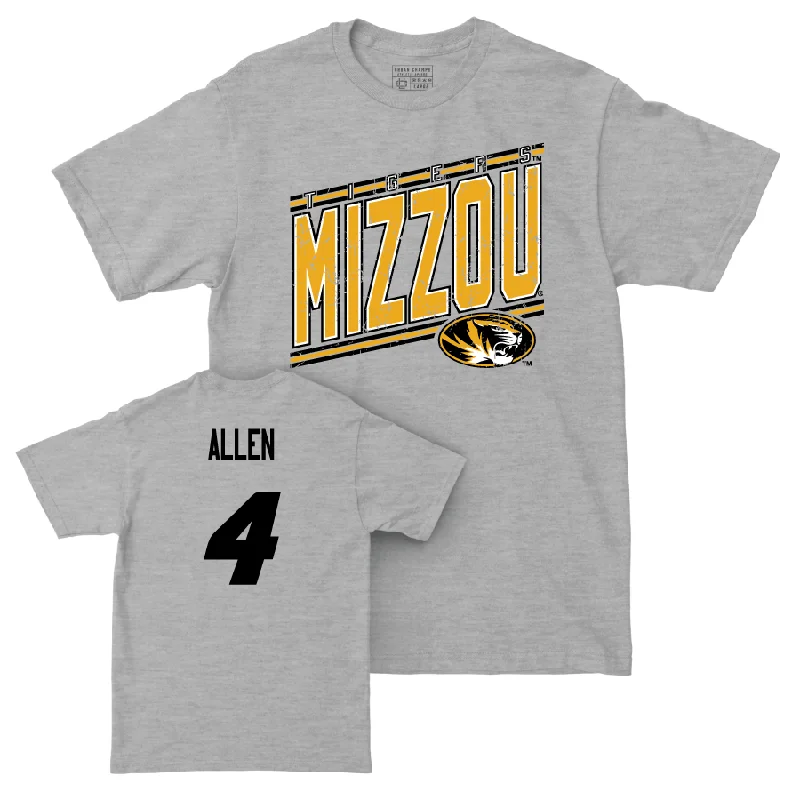 Sport Grey Men's Basketball Vintage Tee  - Marcus Allen