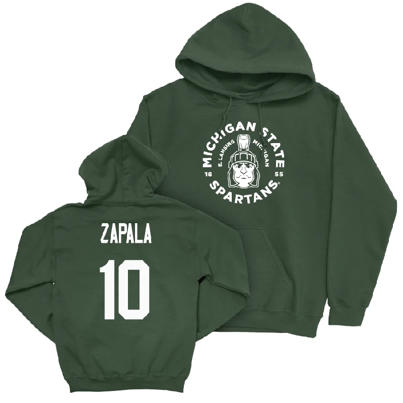 Green Men's Basketball East Lansing Hoodie   - Szymon Zapala