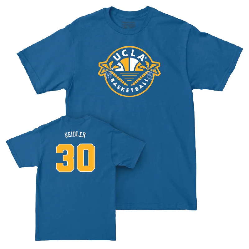 UCLA Men's Basketball Blue Palm Tree Tee - Jack Seidler