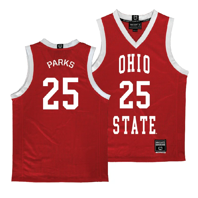 Ohio State Men's Red Basketball Jersey - Austin Parks