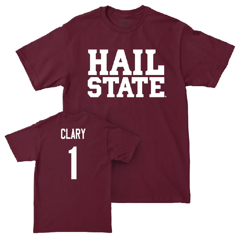 Maroon Men's Basketball Hail Tee  - Kanye Clary