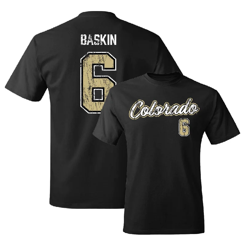 Men's Basketball Black Script Tee  - Trevor Baskin